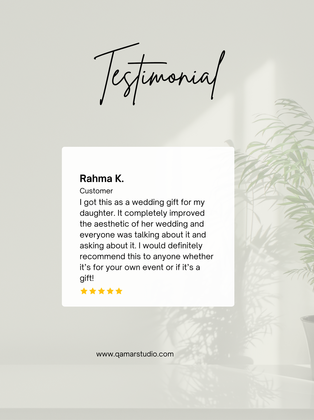 Maktub | Personalized Islamic Welcome Sign