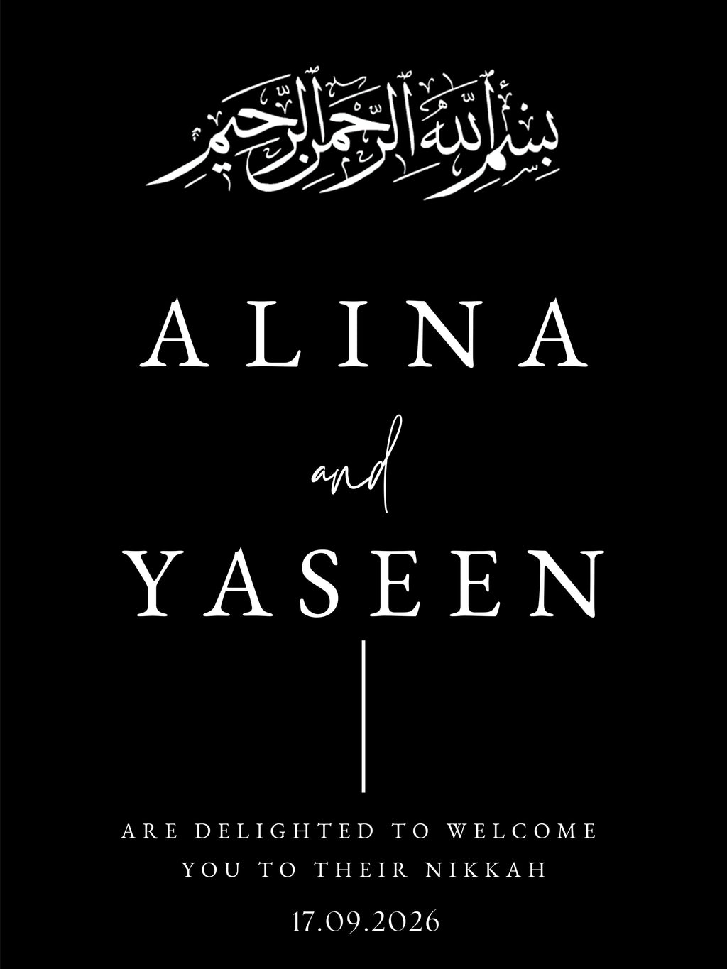 Design XII — Welcome Sign (Acrylic)