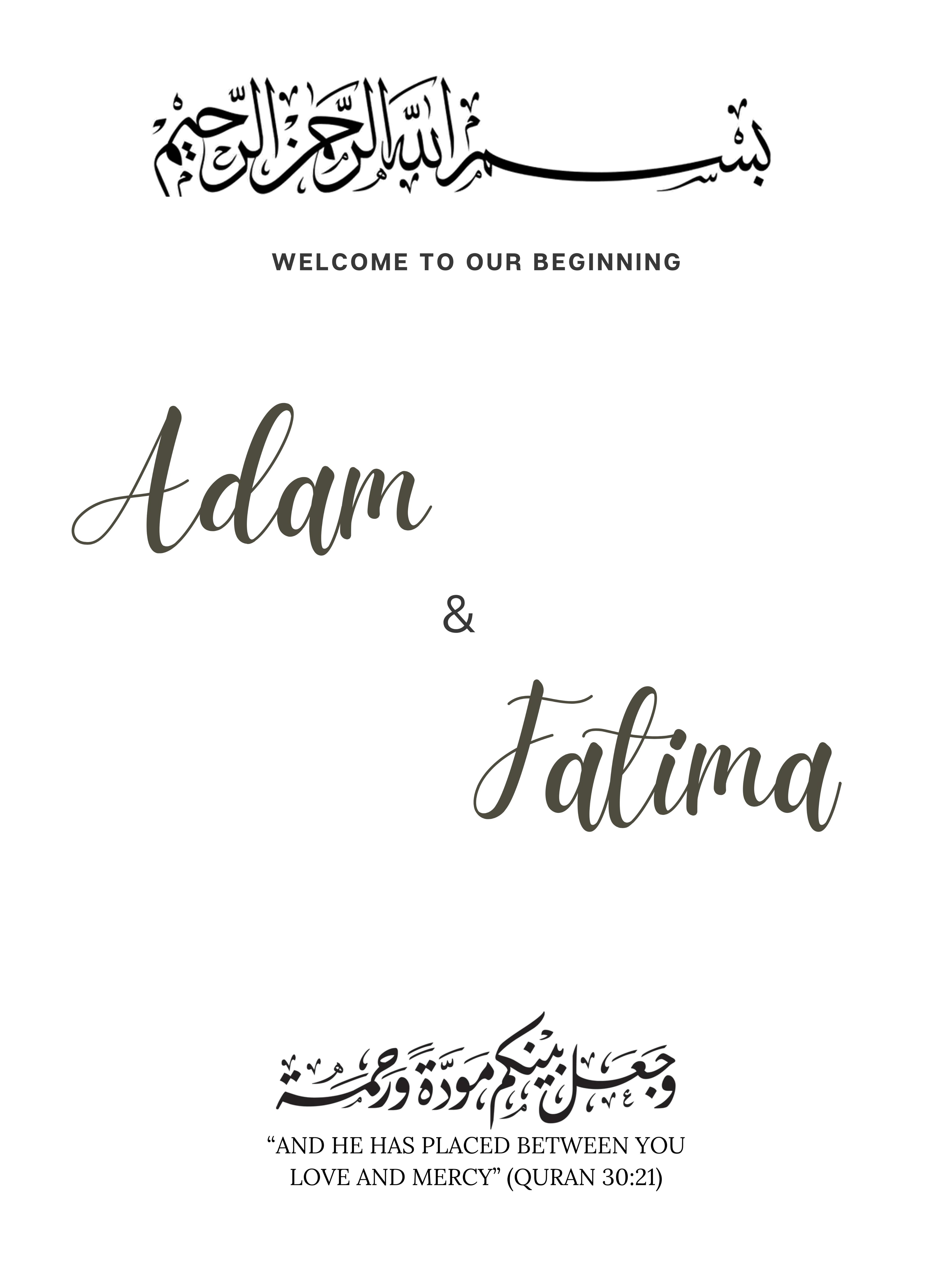 Design XIII — Welcome Sign (Acrylic)