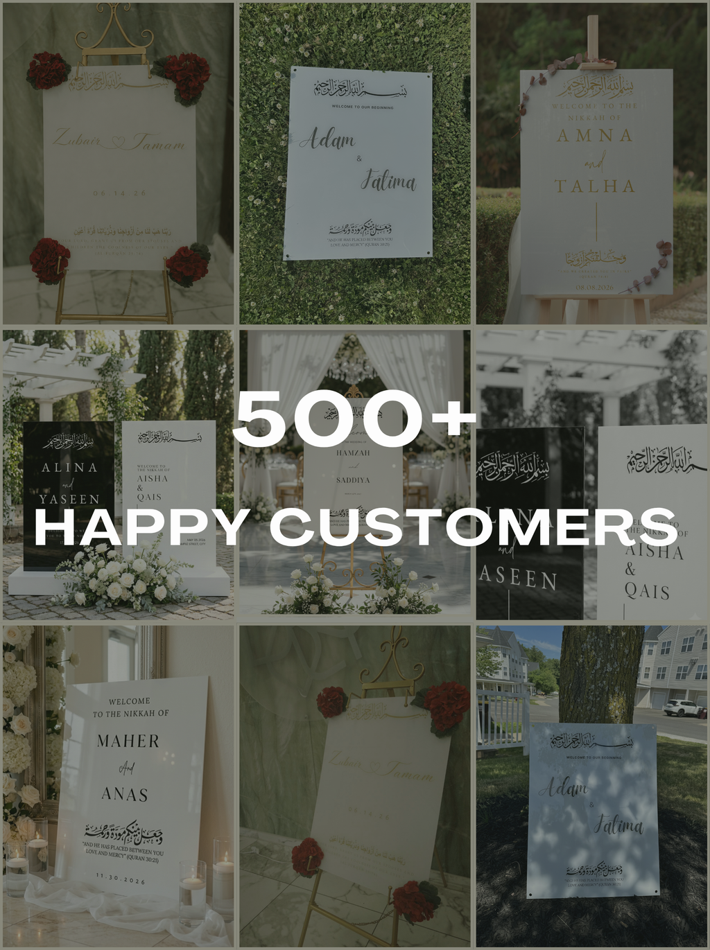 Maktub | Personalized Islamic Welcome Sign