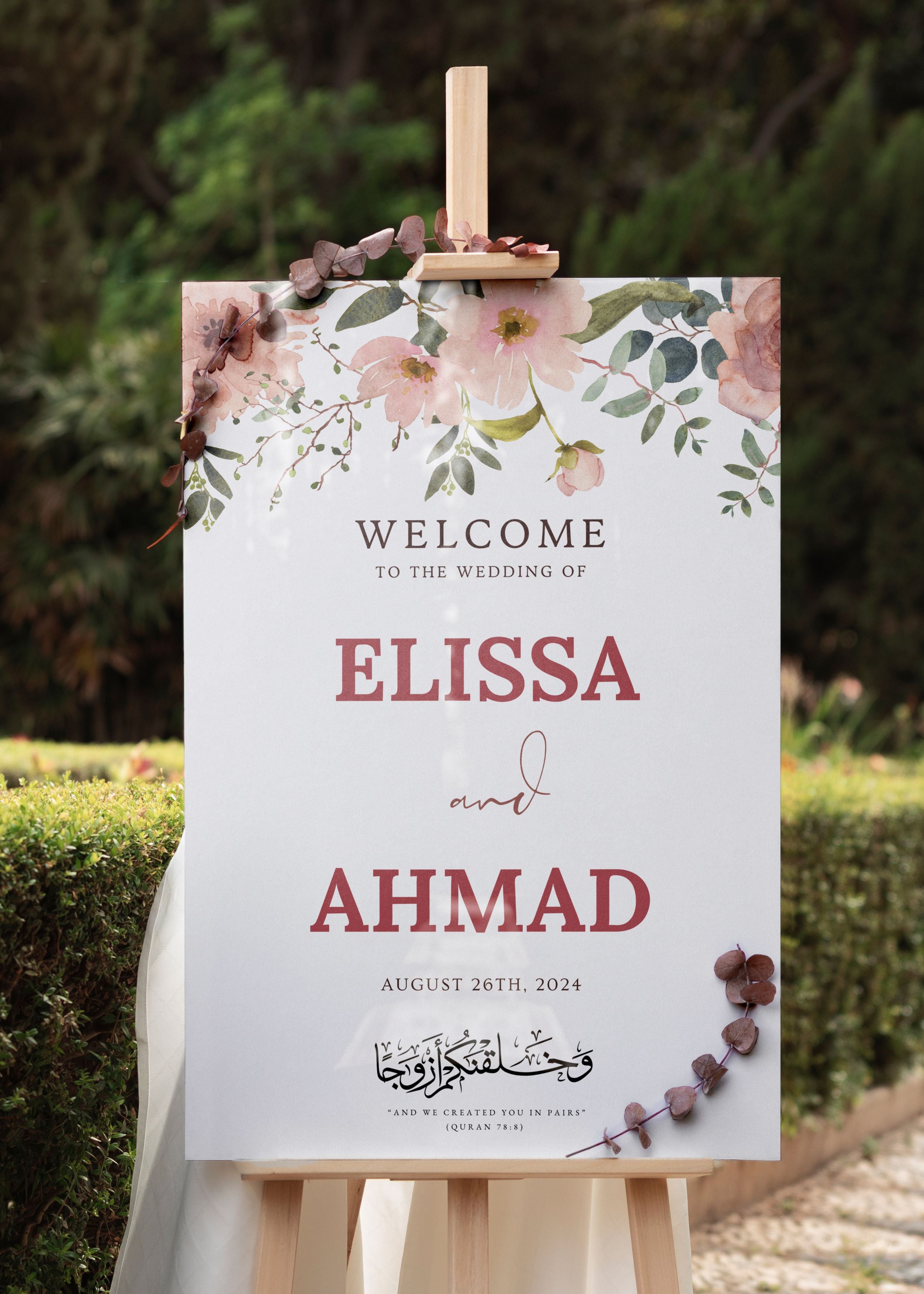 Design XV — Welcome Sign (Acrylic)