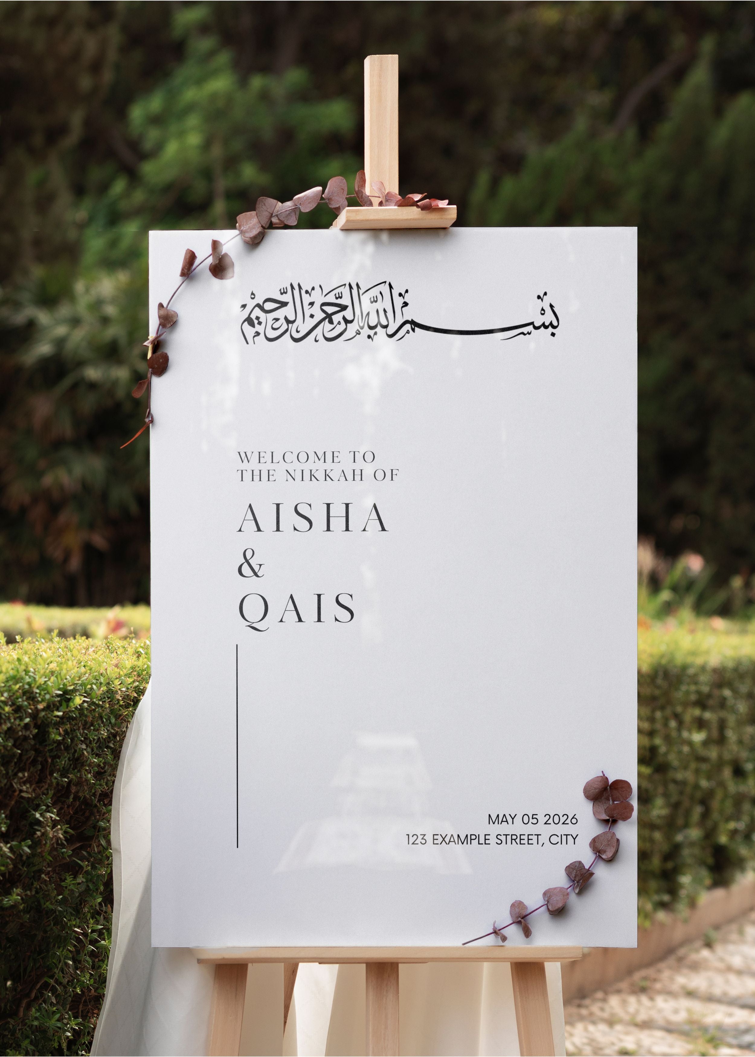 Design XVI — Welcome Sign (Acrylic)