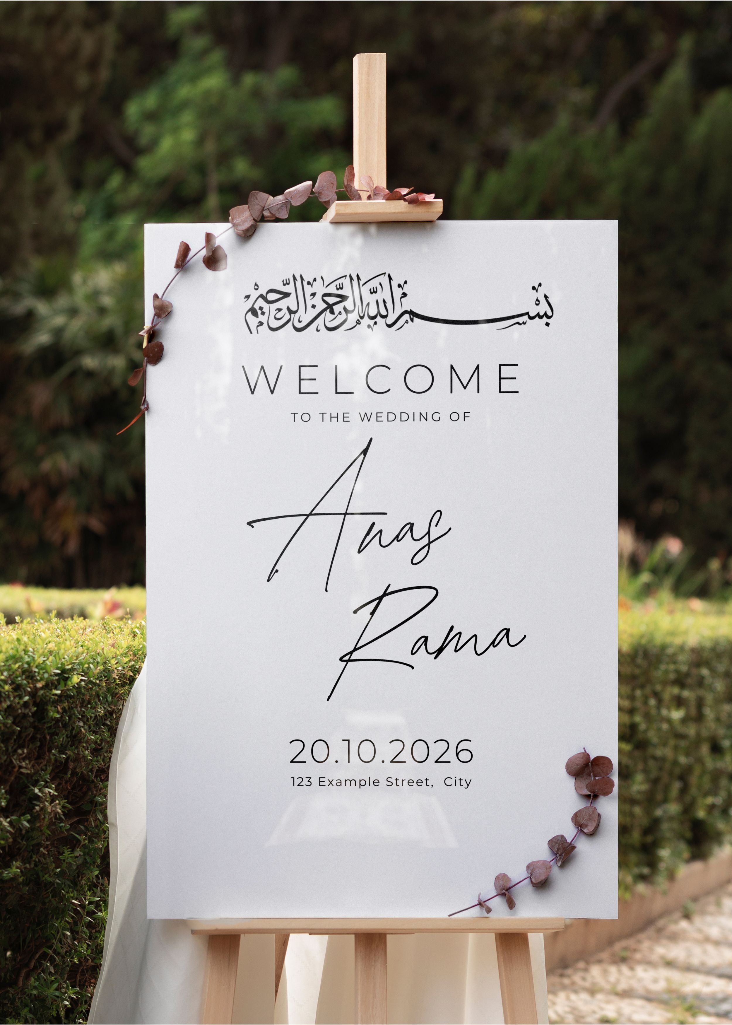 Design XVII — Welcome Sign (Acrylic)