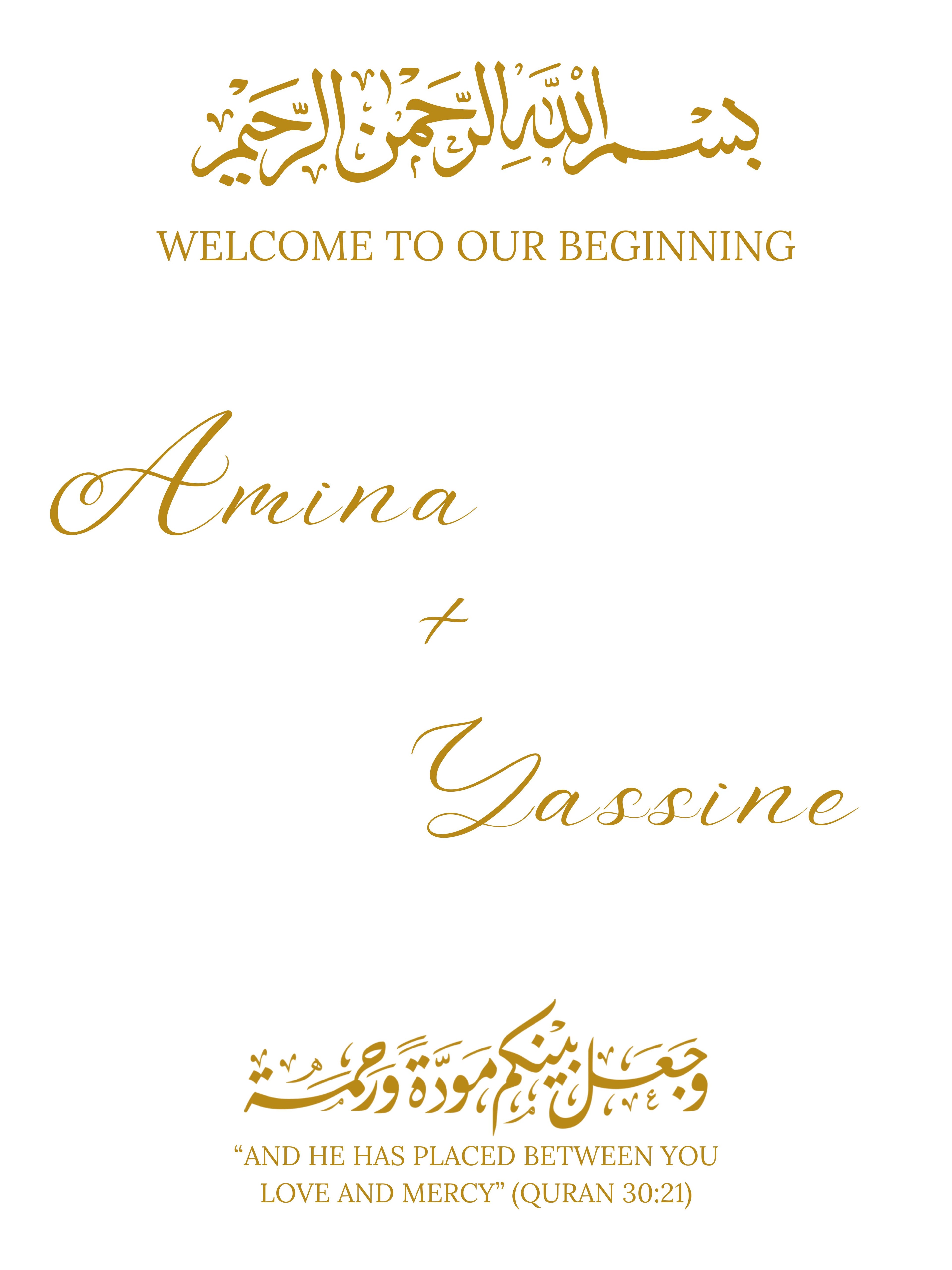 Design I — Welcome Sign (Acrylic)