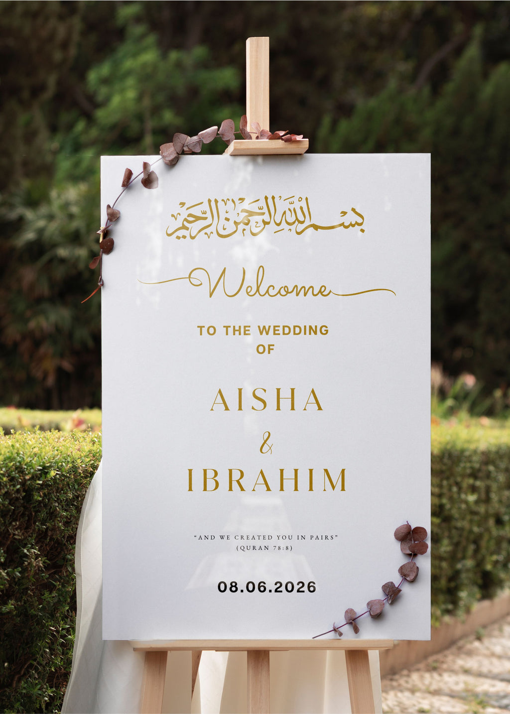 Design IV — Welcome Sign (Acrylic)