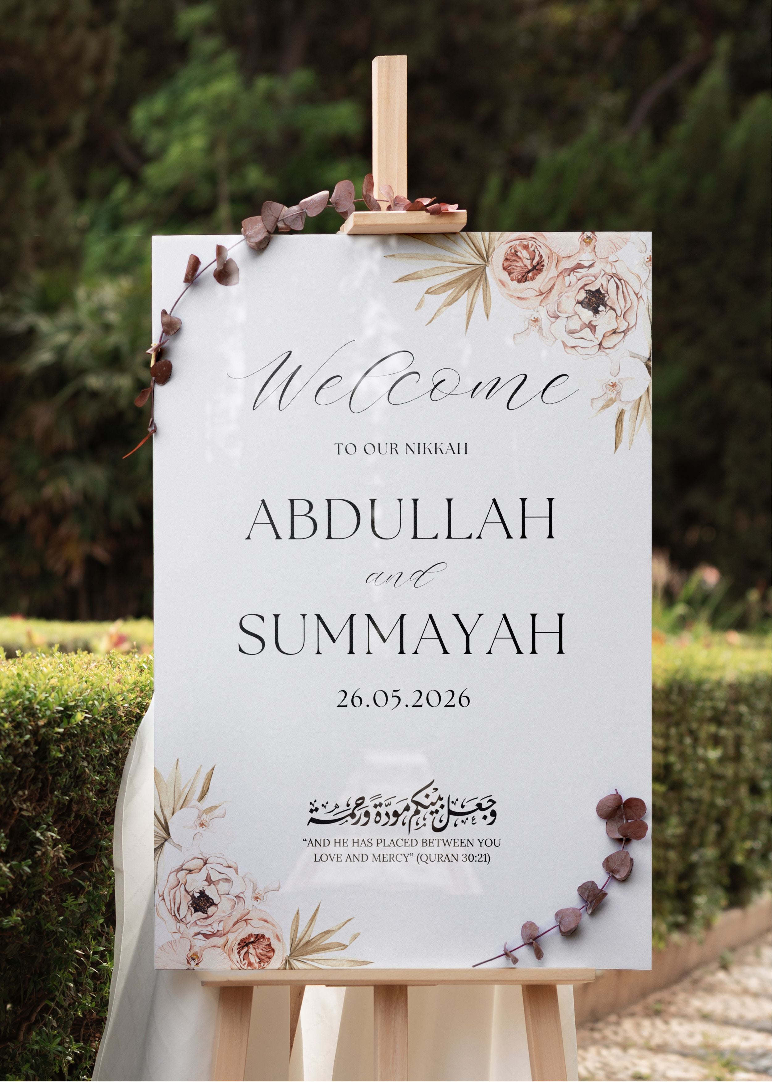 Design IX — Welcome Sign (Acrylic)