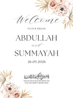 Sahra | Personalized Islamic Welcome Sign